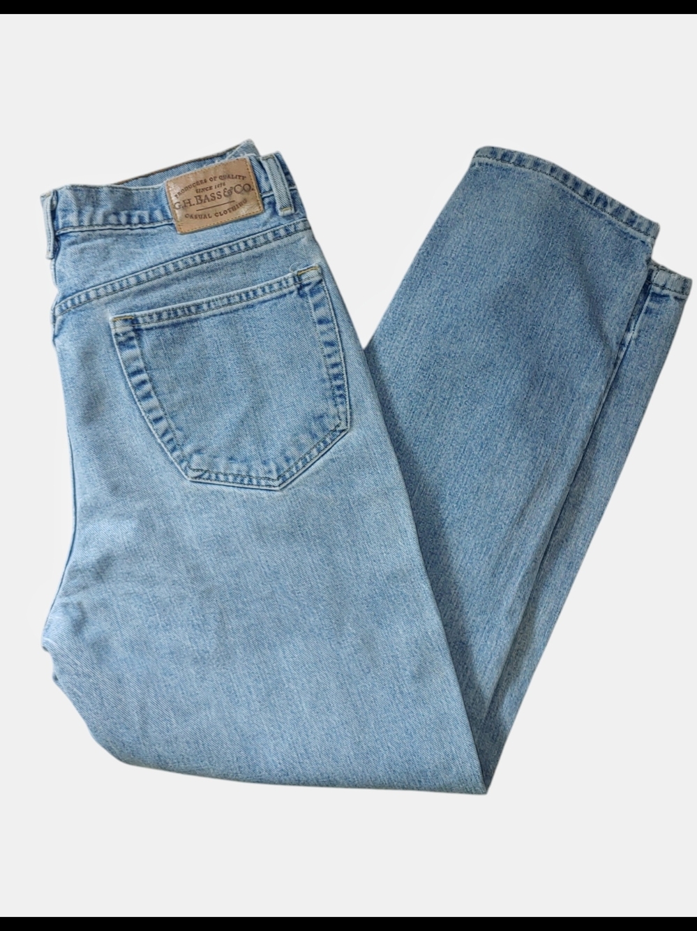 Bass Light Blue Men's Straight Jeans